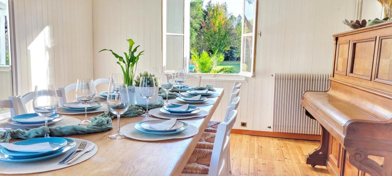 Charmante Maison Dans Les Landes X 10 Avec Piscine Et Salle D Escalade Lue Exterior photo