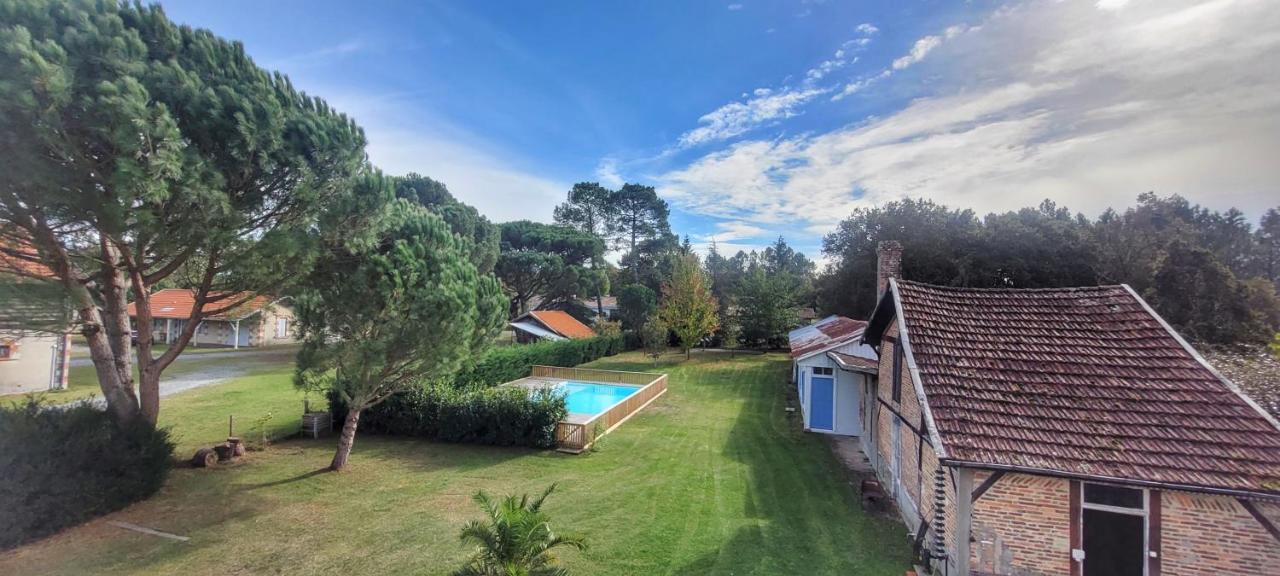 Charmante Maison Dans Les Landes X 10 Avec Piscine Et Salle D Escalade Lue Exterior photo
