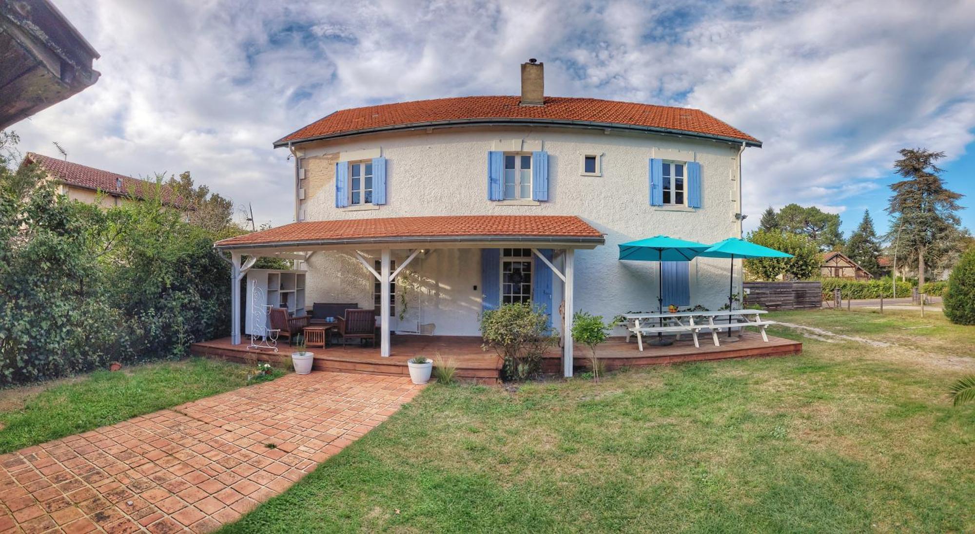 Charmante Maison Dans Les Landes X 10 Avec Piscine Et Salle D Escalade Lue Exterior photo